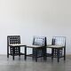 Vintage DS3 Dining Chairs by Charles Rennie Mackintosh for Atelier Internat