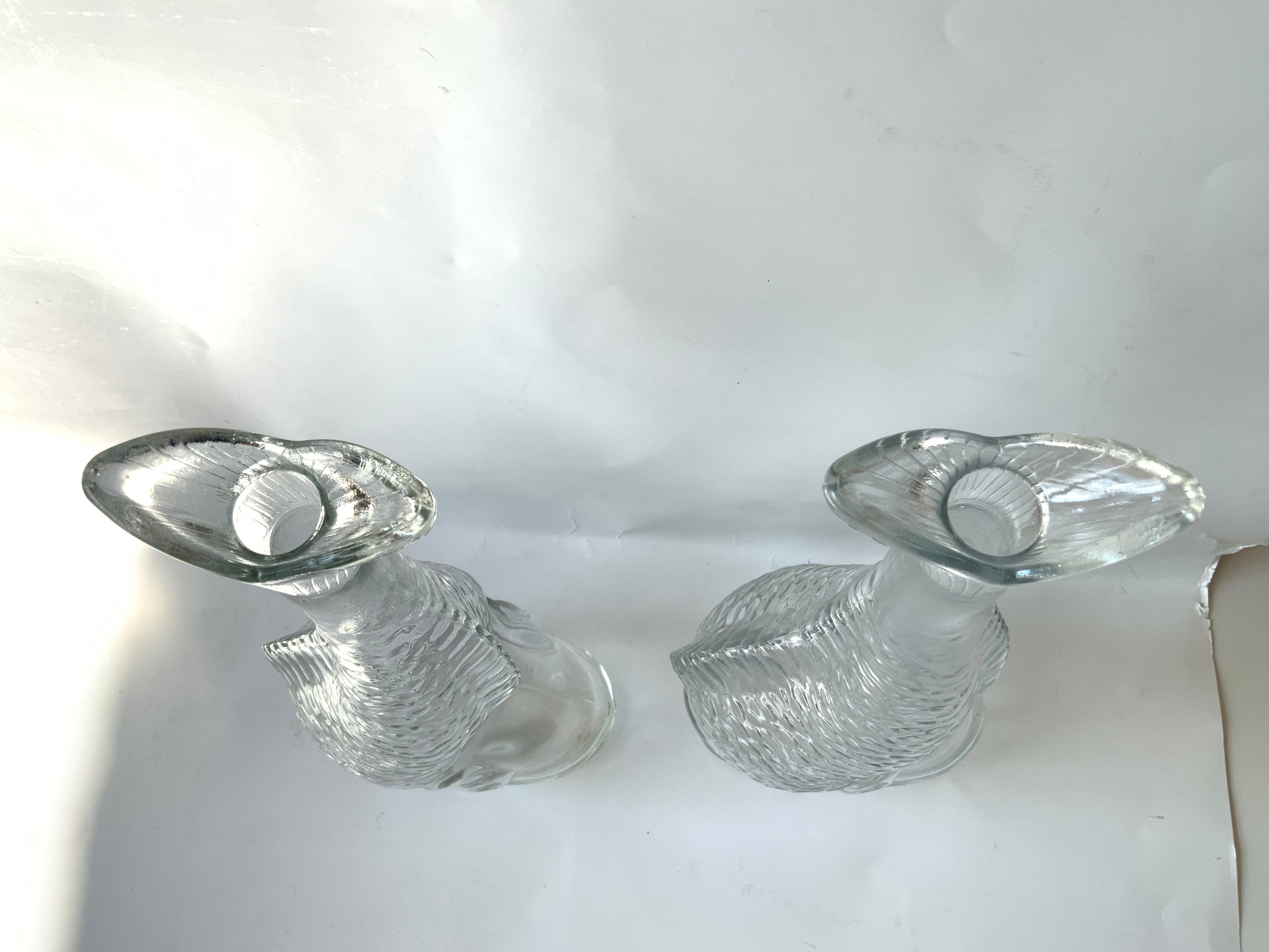 Duo de carafes poisson