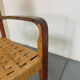 High quality Scandinavian Style Wood and Rope Armchair, 1970s