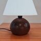 Wooden ball table lamp