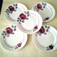 5 dessert plates half porcelain from Badonviller