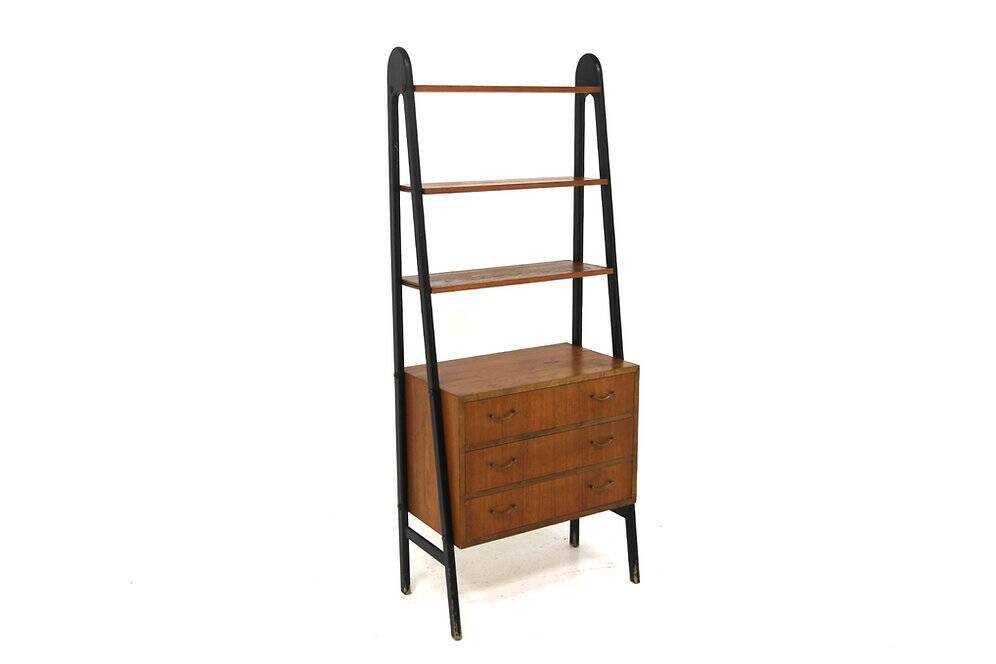 Teak bookcase, Sweden, 1950