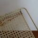 White perforated metal tray Mathieu Mategot design 1950 - To renovate