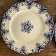Flat ironstone plates "Rouen" Jules Vieillard Bordeaux
