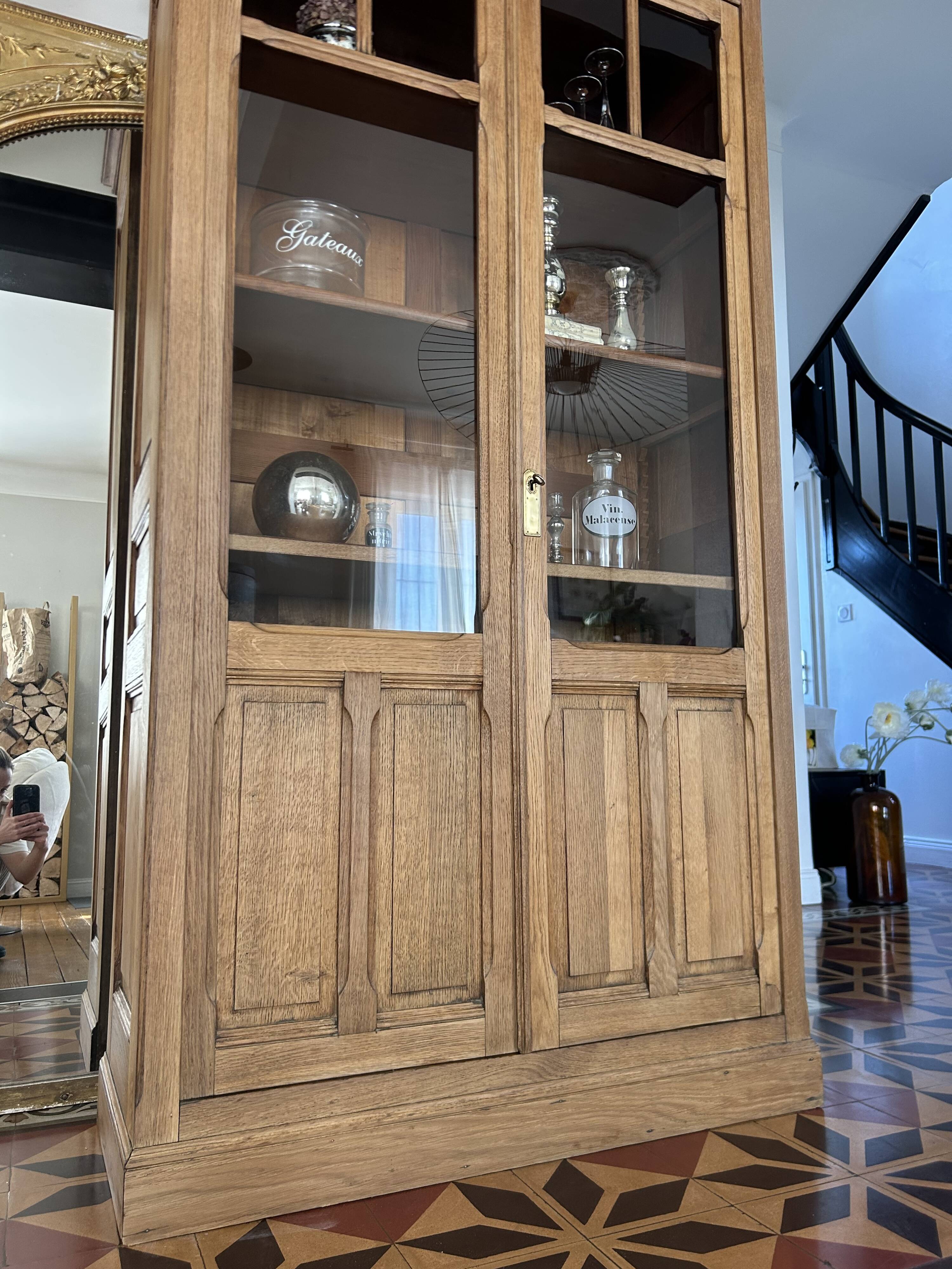 DeLagrave school showcase early 20th century