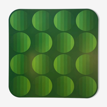 Poster - Photolithography Jim Bird tribute to Vasarely