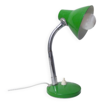 Lampe orientable de bureau vintage métal vert