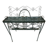 Vintage wrought iron magazine rack, Matego.