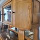 Solid wood and vintage marble