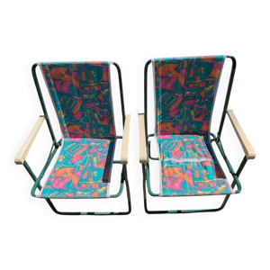 Duo fauteuils jardin