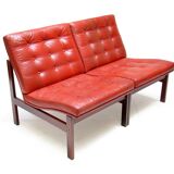 Two Danish Rosewood Lounge Chairs by Ole Knudsen For France & Son