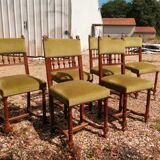Set of 6 henry II chairs
