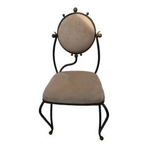 chaise fauteuil fer forgé