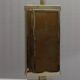 Philippe Cheverny large brass lamp with eglomisé glass, France 1970s