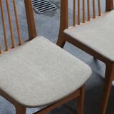 6 chairs Scandinavian years 50 60 Lubke