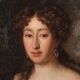 Peinture ancienne, portrait féminin dans le style de Jakob Ferdinand Voet