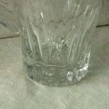 Cruche pichet carafe pour eau orangeade en cristal taille ancienne