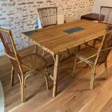 AUDOUX-MINET table and chairs set