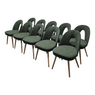 Chaises de salle à manger par Antonin Suman, années 1960, lot de 10