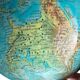 Small vintage globe / globe / decoration