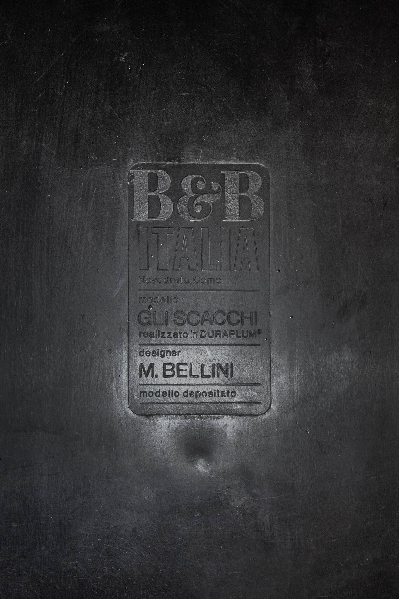 Gli Scacchi Coffee Tables or Seats by Mario Bellini for C&B Italia, 1971, Set of 3