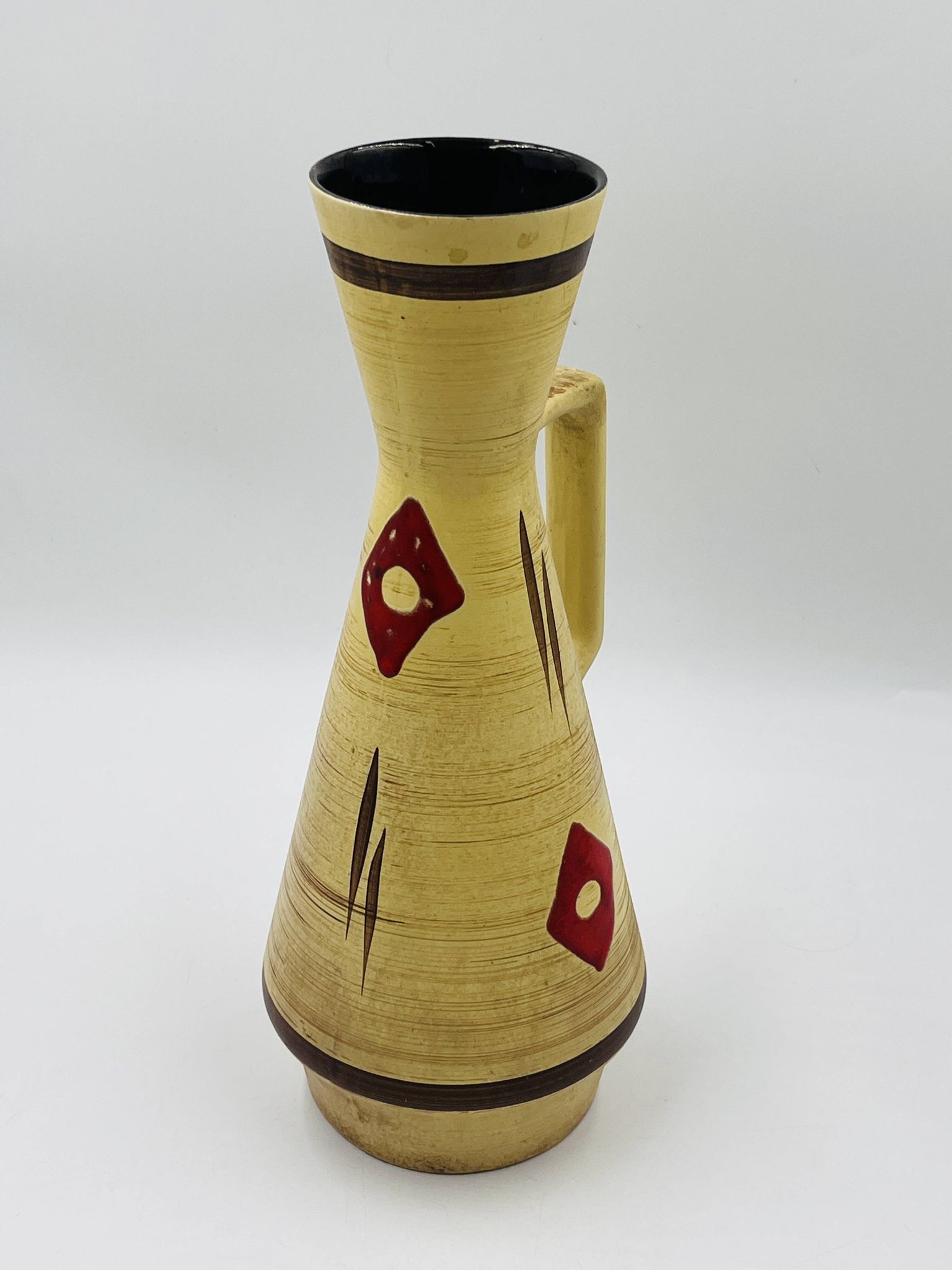 Vase cruche Dümler & Breiden jaune