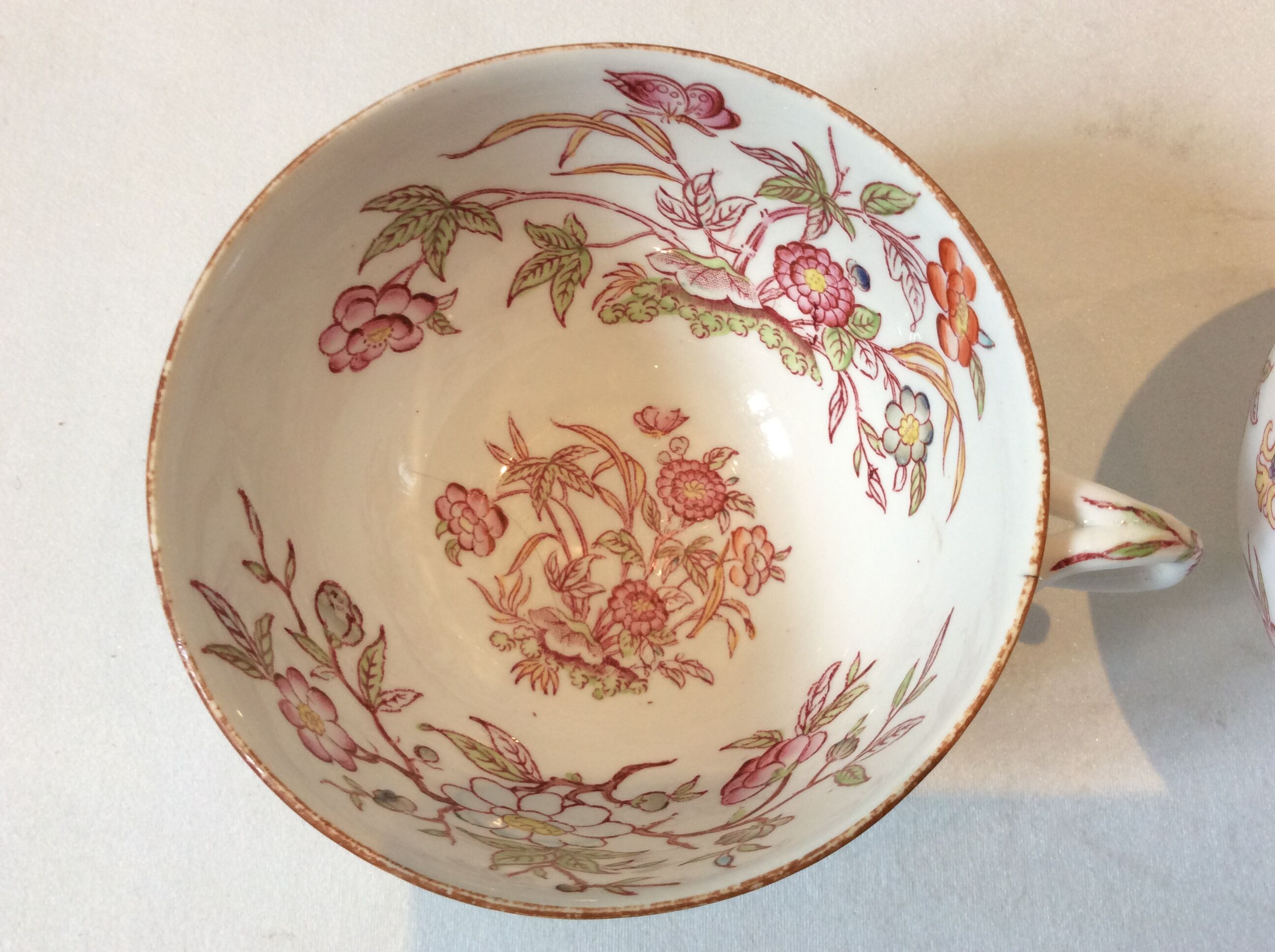 Duo tea cups 19th