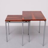 set Rose wood side tables 1970s