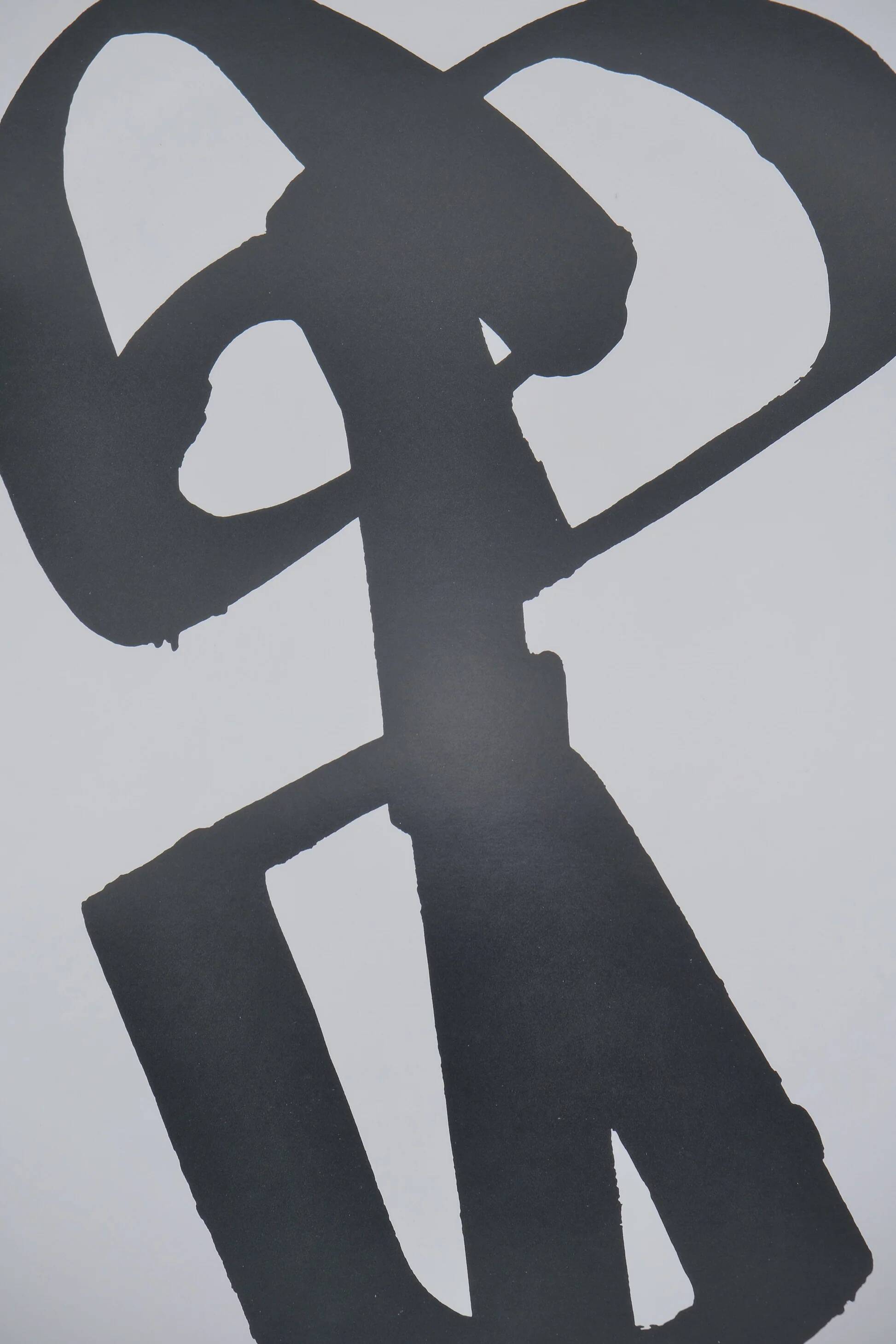 Pierre Soulages: Silkscreen No. 1 - Original signed poster