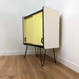 Vintage sideboard in yellow formica
