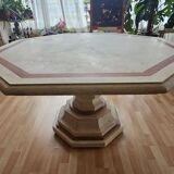 Octagonal stone table