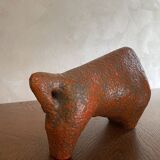 Ceramic bull from the 1970s