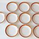 Suite 10 soup plates Winterling Bavaria 70s vintage 70's space age