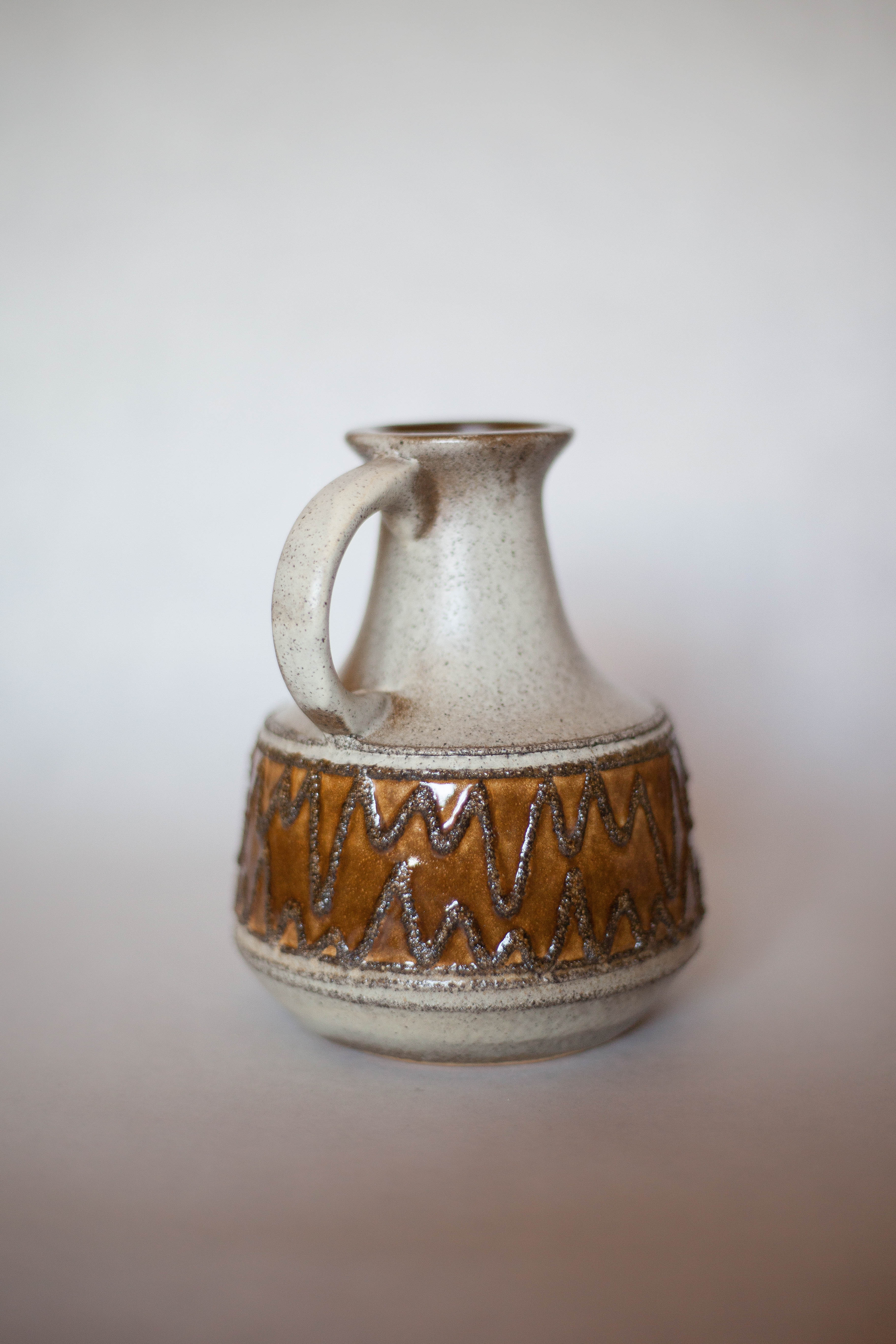 Ceramic vase 4077 VEB Haldensleben, decorative vase, made in Germany