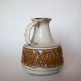 Ceramic vase 4077 VEB Haldensleben, decorative vase, made in Germany