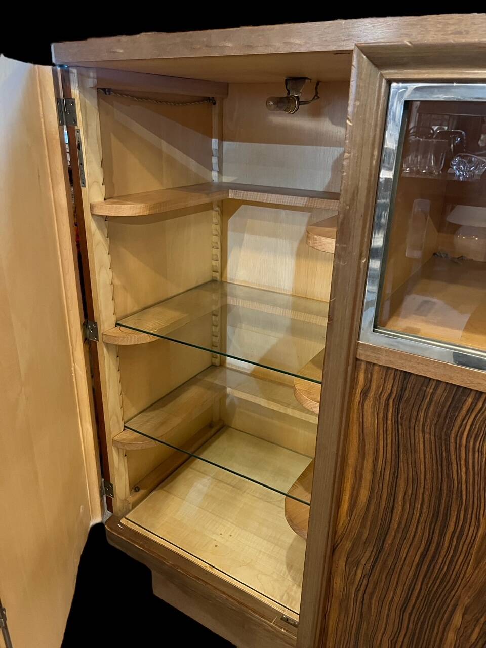 art deco sideboard in macassar ebony