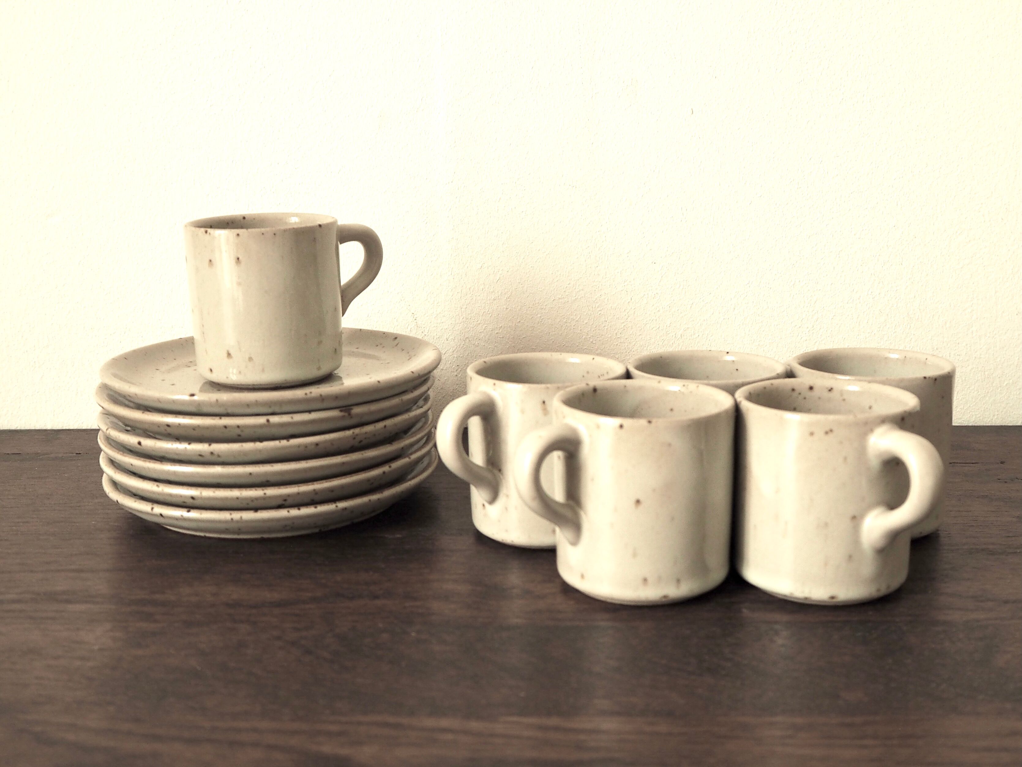 Set of 6 cups Sandstone of the Marais