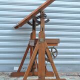 Architect's table has industrial adjustable design H Morin betting