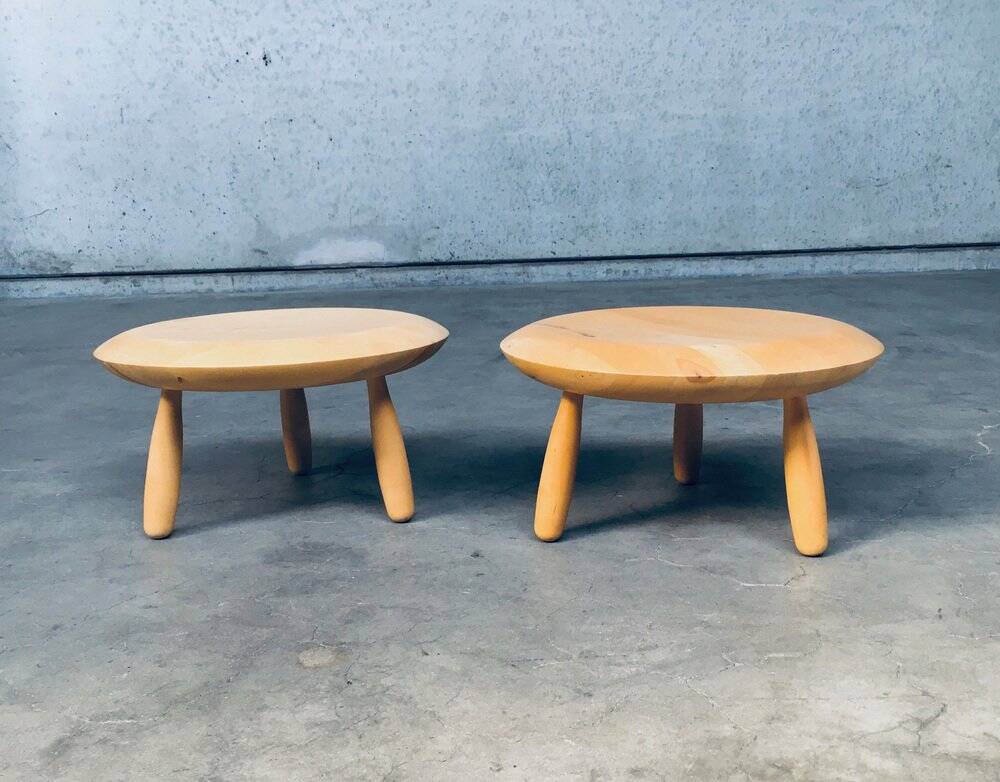 Vintage Karljohan Side Table Set by Christian Hallerod for Ikea, 1990s, Set of 2