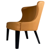 Armchair in imitation cook apricot color