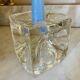 "Ice Cube" candle holders in solid glass attributed to Peill & Putzler - All