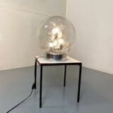Vintage space age sputnik globe table floor lamp from doria leuchten, 1970s