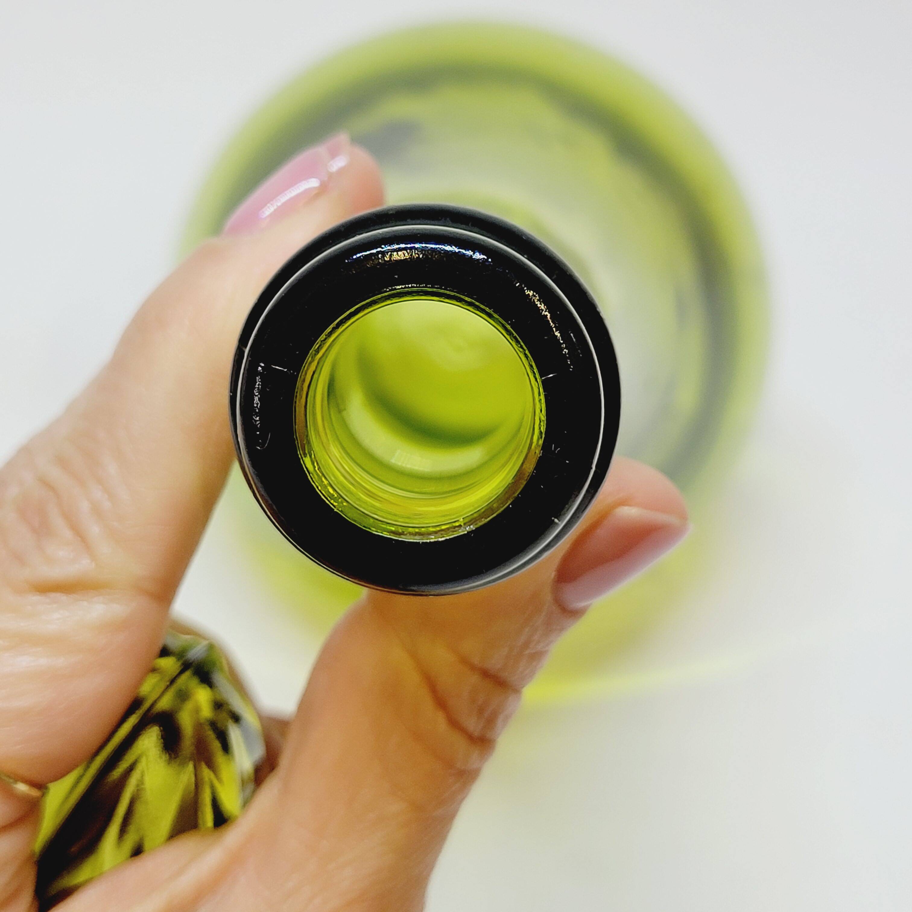 Vintage Italian Green Glass Decanter