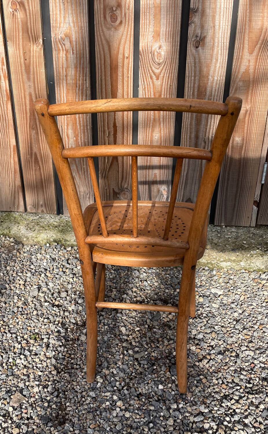 Chaise bistrot bois courbé