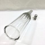 Crystal and silver decanter