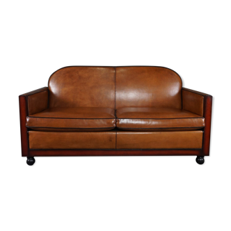 2.5-seater sofa in sheep leather Lounge Atelier