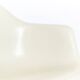 Off-White Dax Fibreglass Chair by Charles & Ray Eames for Herman Miller