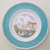 Dessert plates fables of the fountain