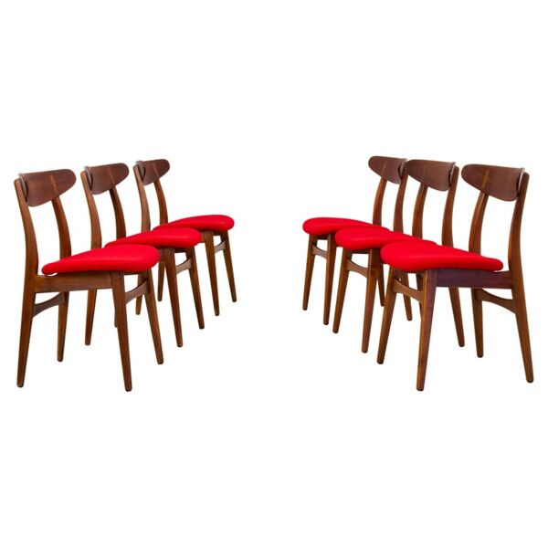Set de 3 chaises Hans Wegner