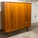 Scandinavian teak cabinet 4 doors 2+1 drawers wardrobe 1960
